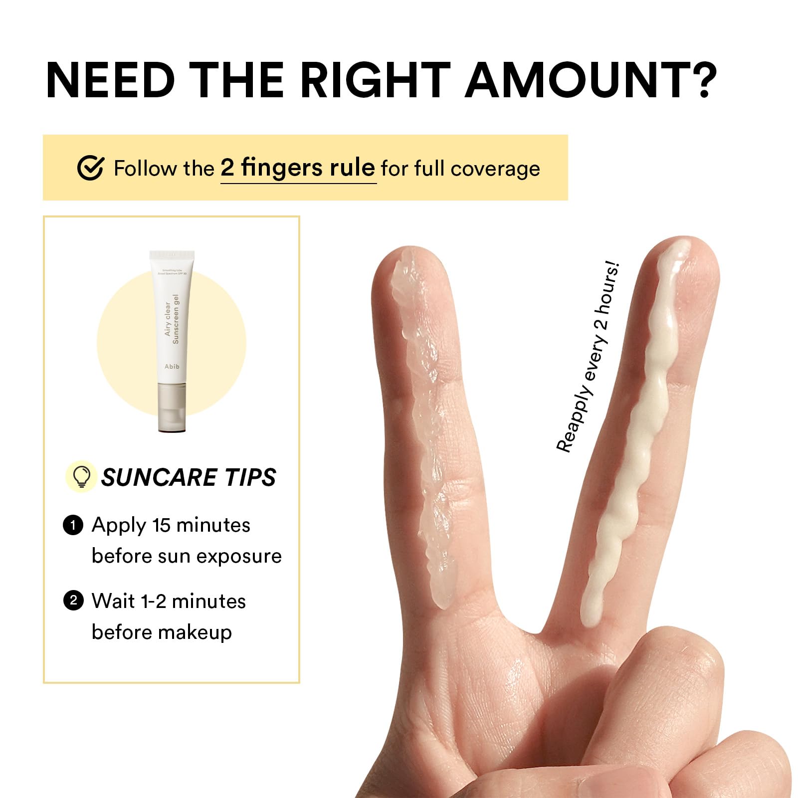 Abib Airy Clear Sunscreen Gel SPF30 1.01 fl.oz / 30 g (Semi- matte) | Korean Suncreen, Suncare, Sunblock, No White cast, Primer poreless - Image 7