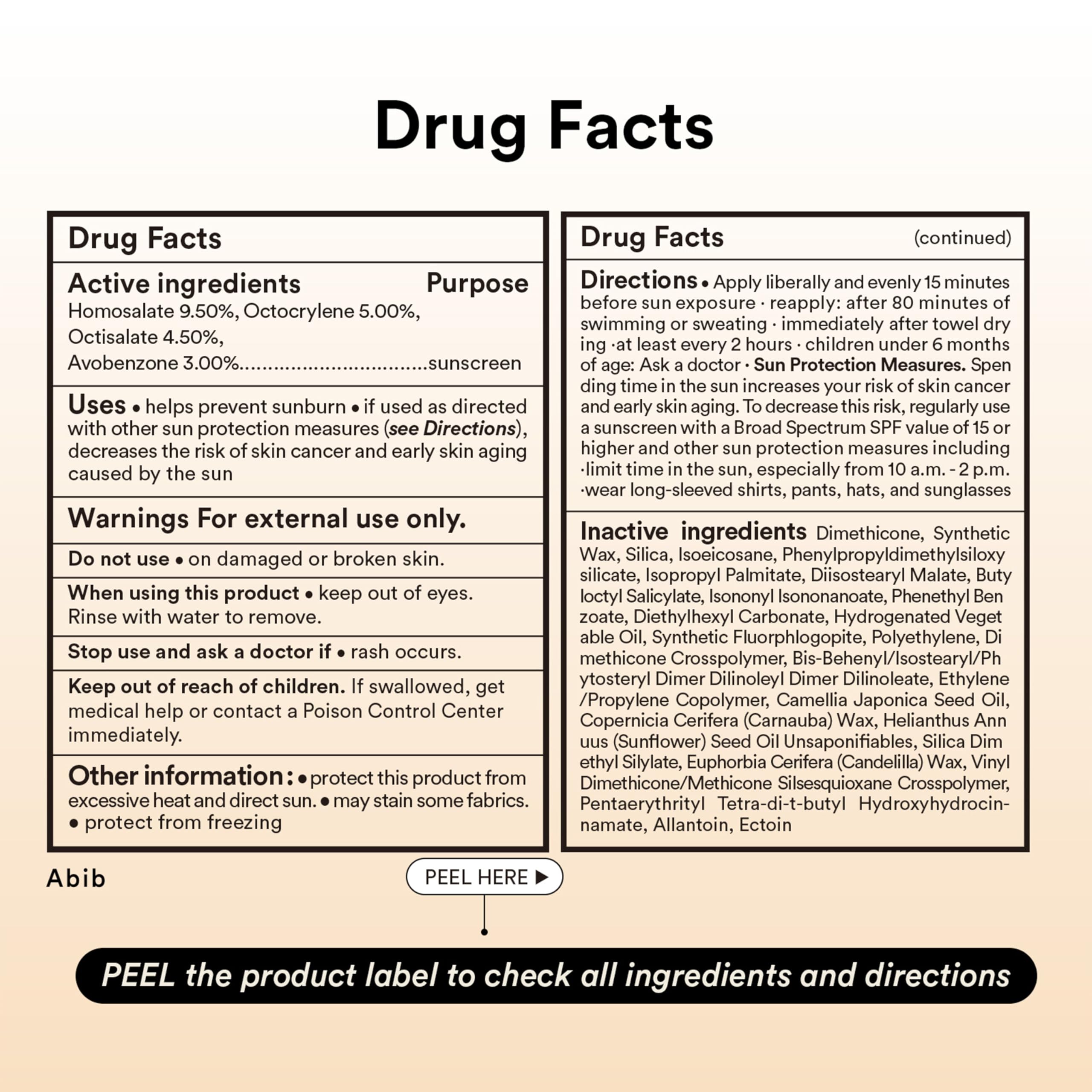 Abib Airy Sunstick Protection Bar SPF50+ Broad Spectrum, Semi-Matte Sunscreen Stick for Oily & Combination Skin, No White Cast, Water-Resistant, Korean Sunscreen, 0.81 oz / 23 g - Image 7