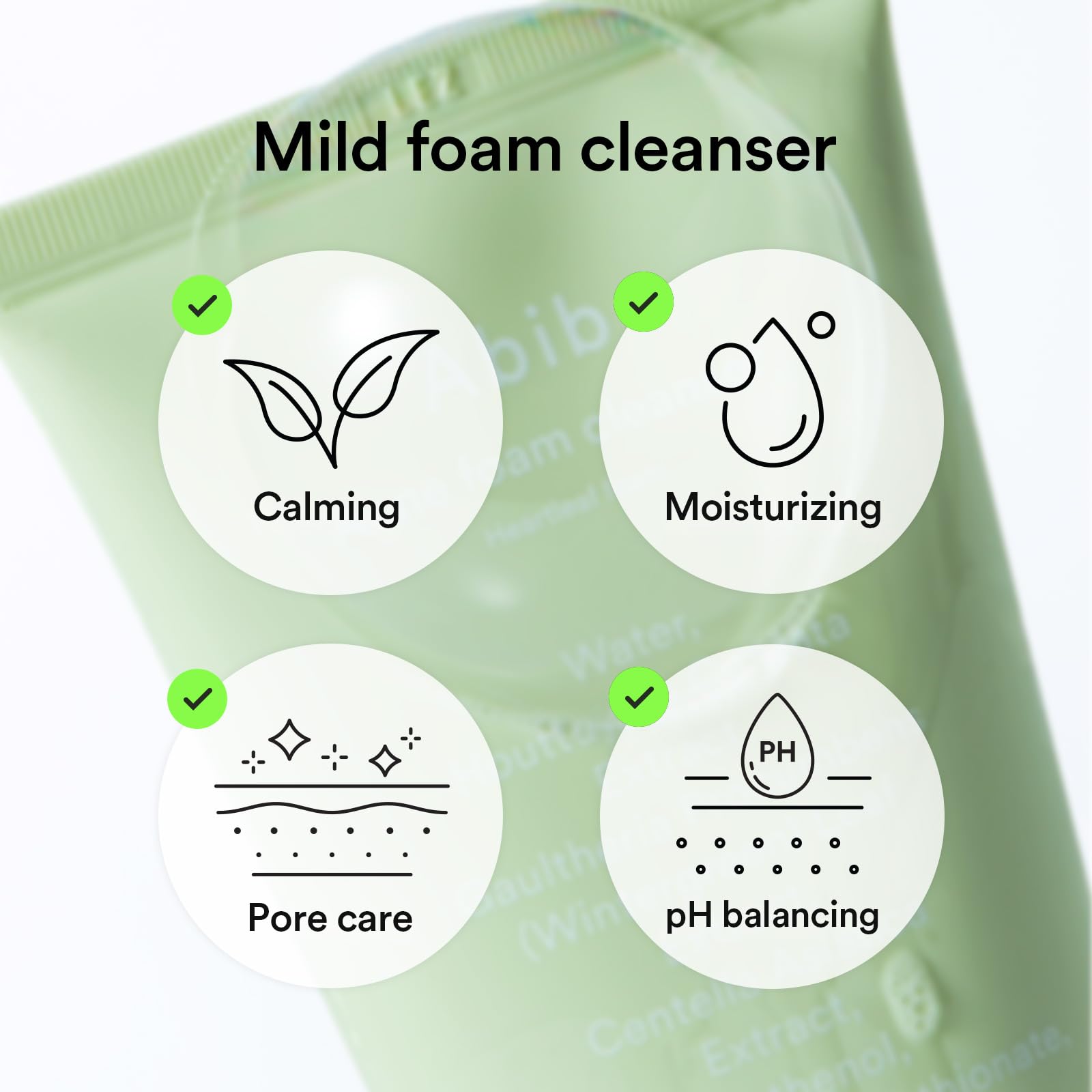 Abib Heartleaf Cleasing Duo: Korean Cleansing Oil, Foam Cleanser - Image 7