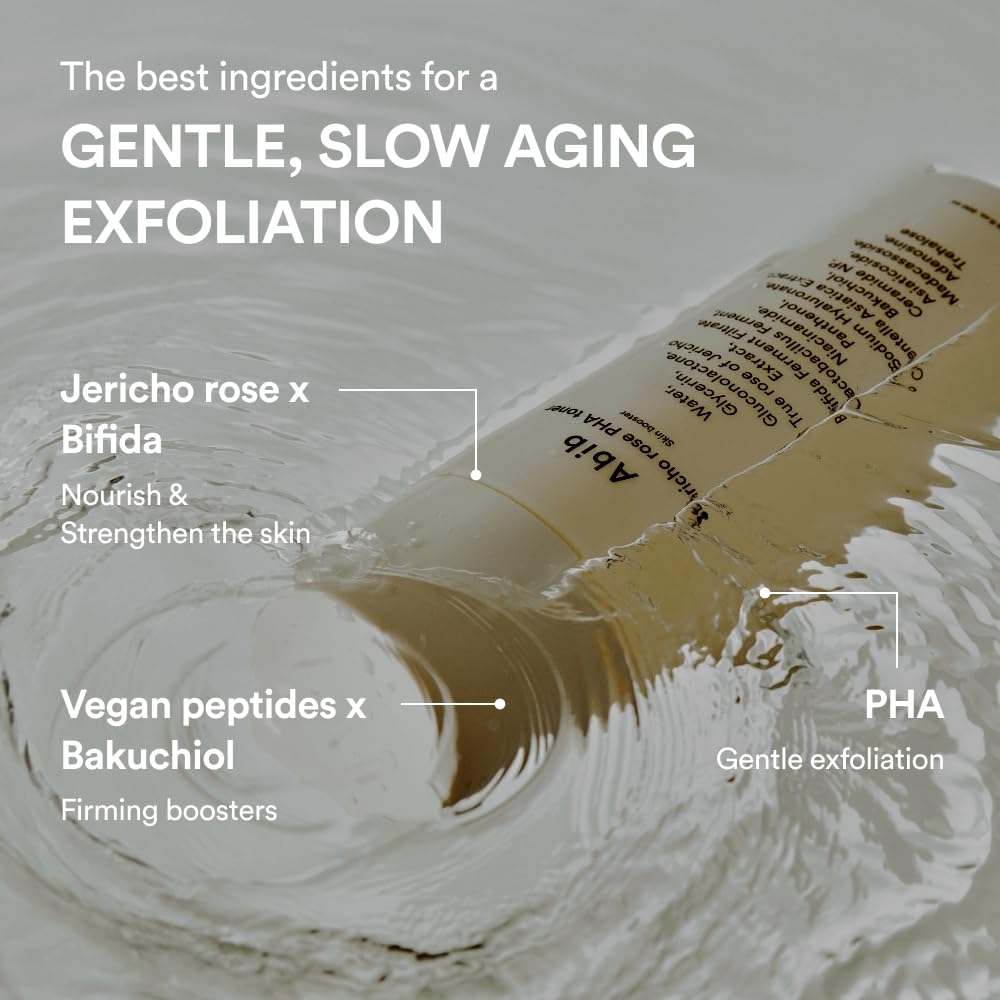 Abib Jericho Rose PHA Toner Skin Booster 6.76 fl oz / 200 ml, Toner with Rose of Jericho Extract for Improvement of Skin Elasticity and Skin Texture - Image 3