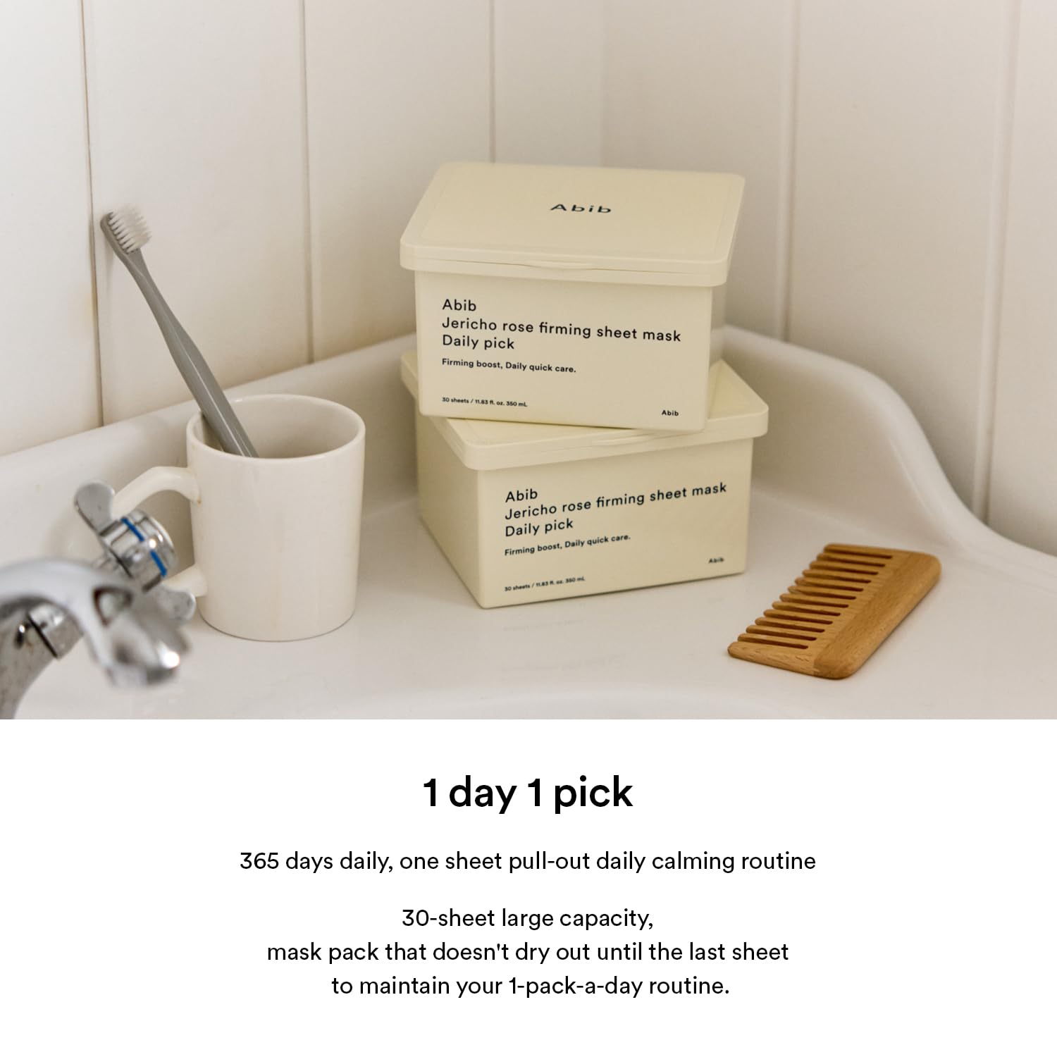 Abib Jericho Rose Sheet Mask Daily Pick (30 Sheets) - Image 7