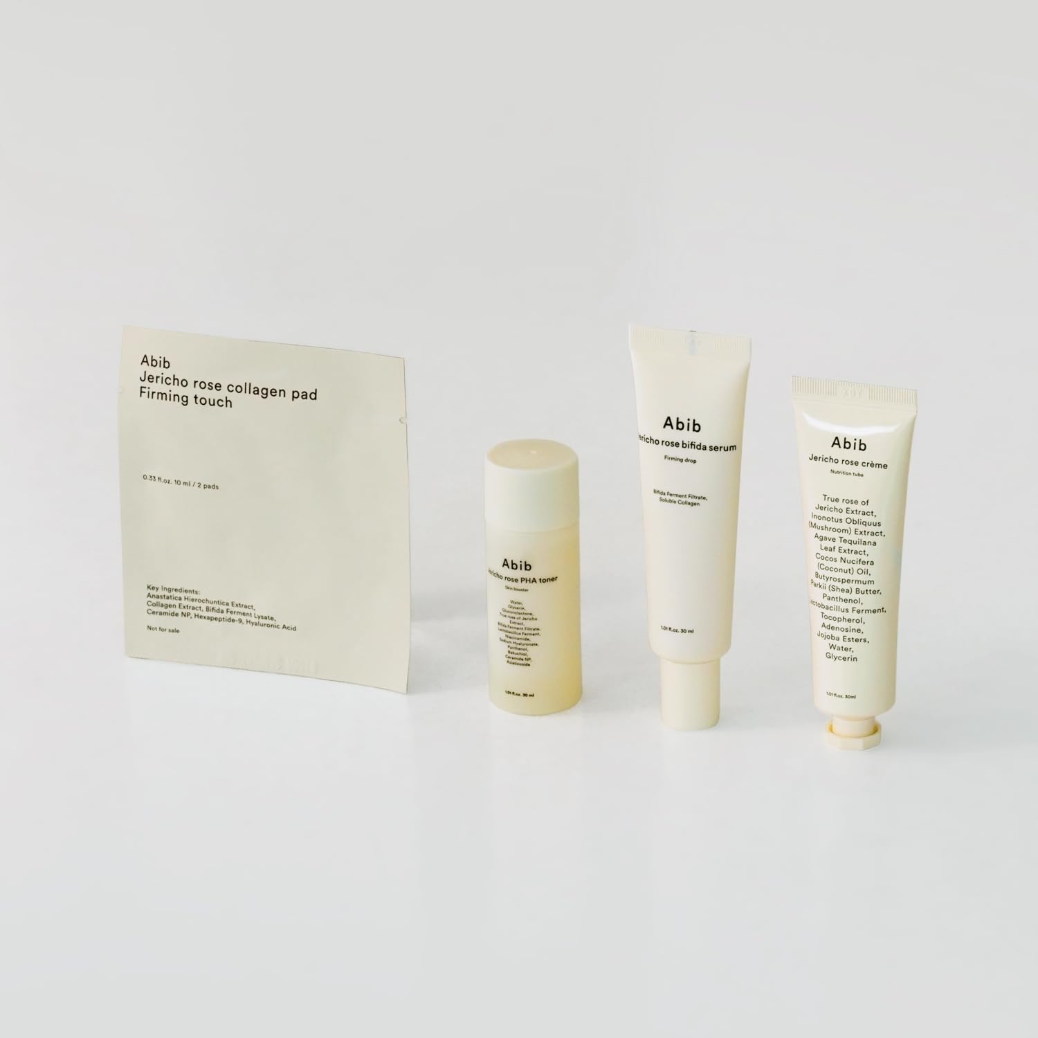 Abib Jericho Trial Kit, Travel Kit | Korean Skincare, Toner Pads, Cream, Serum, Travel Essentials, Gift Set, Beige - Image 8