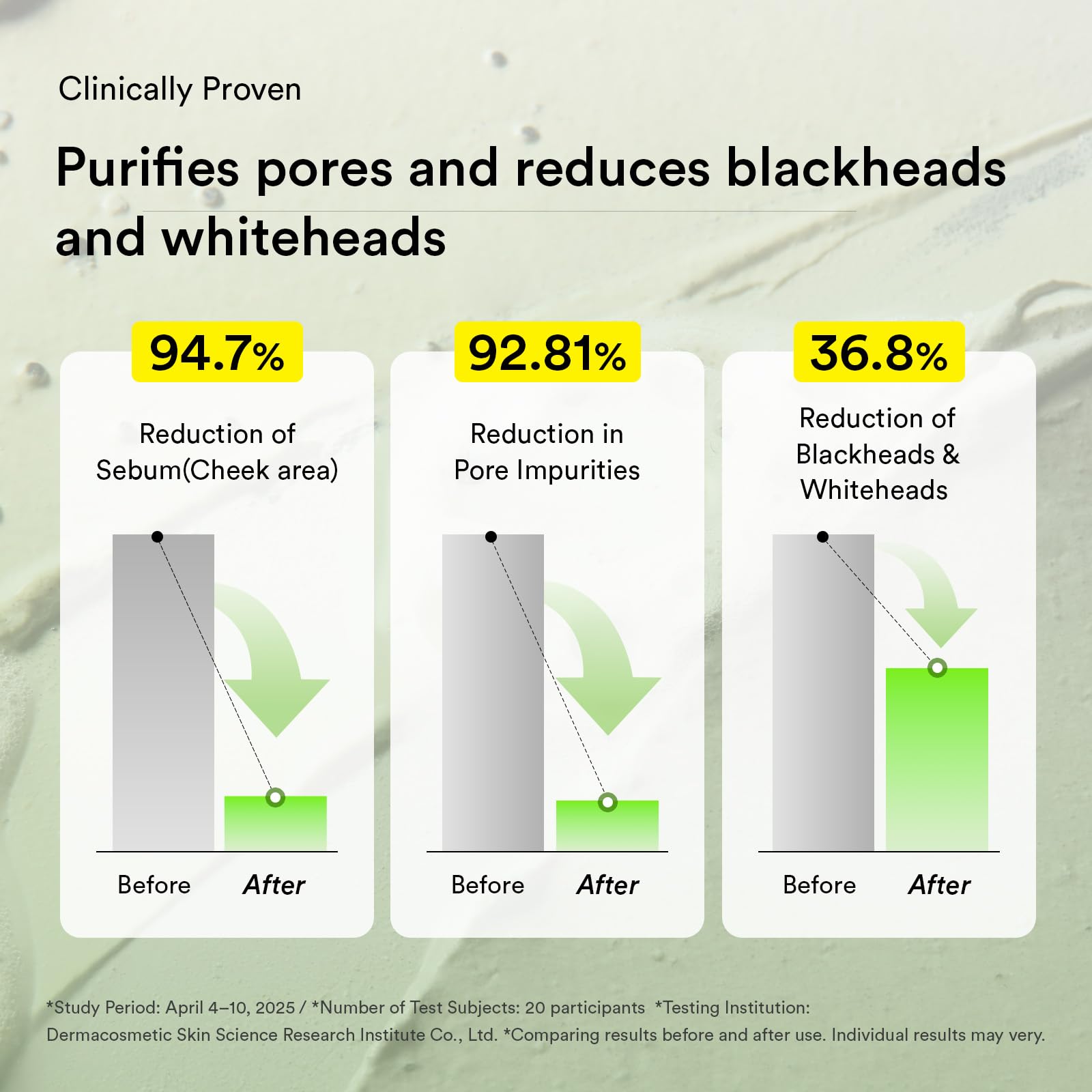 Abib Pore Clay Pack Cleanser Heartleaf Charcoal Foam, 4.05 fl oz, Mousse Form, Oil Control, Unscented - Image 6