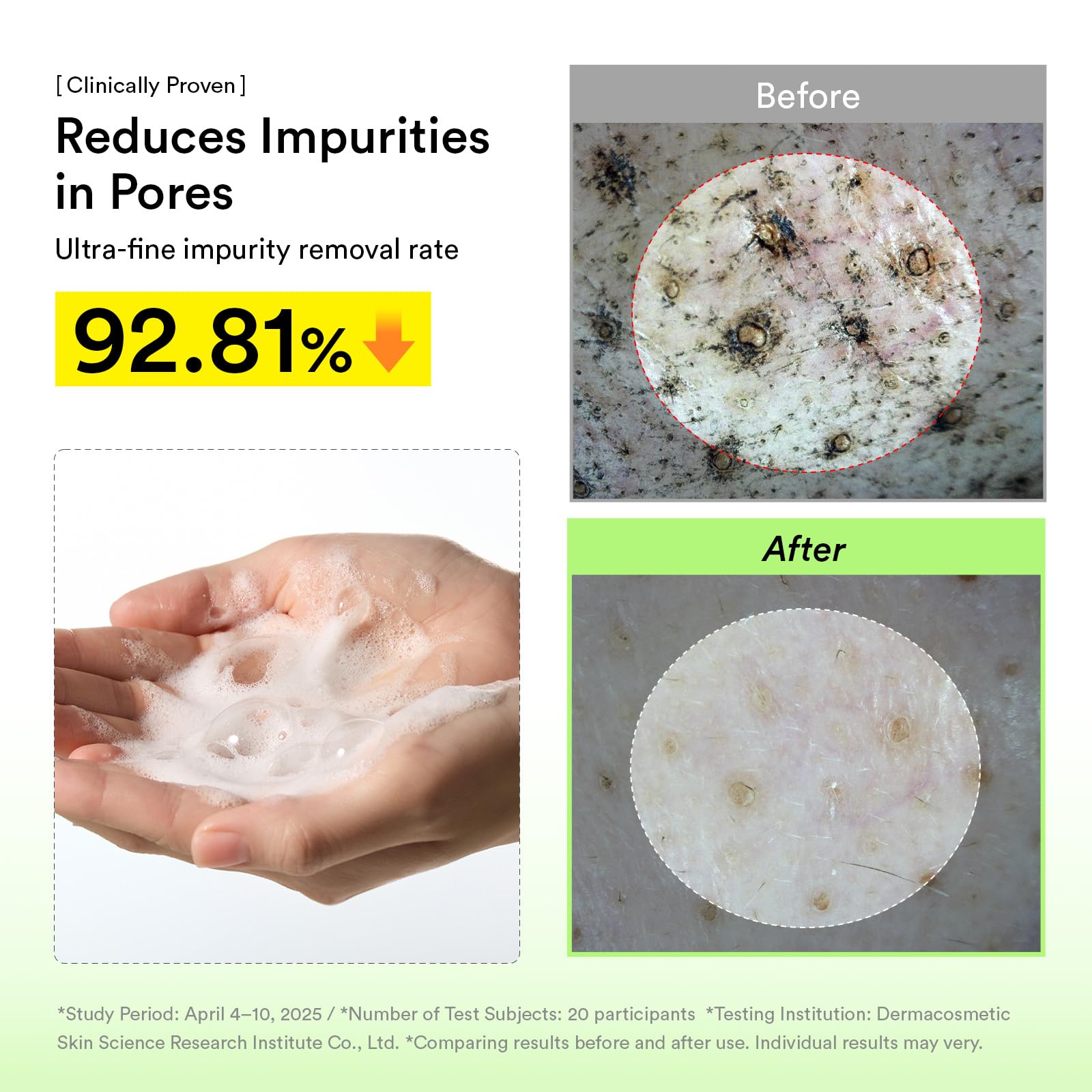 Abib Pore Clay Pack Cleanser Heartleaf Charcoal Foam, 4.05 fl oz, Mousse Form, Oil Control, Unscented - Image 7