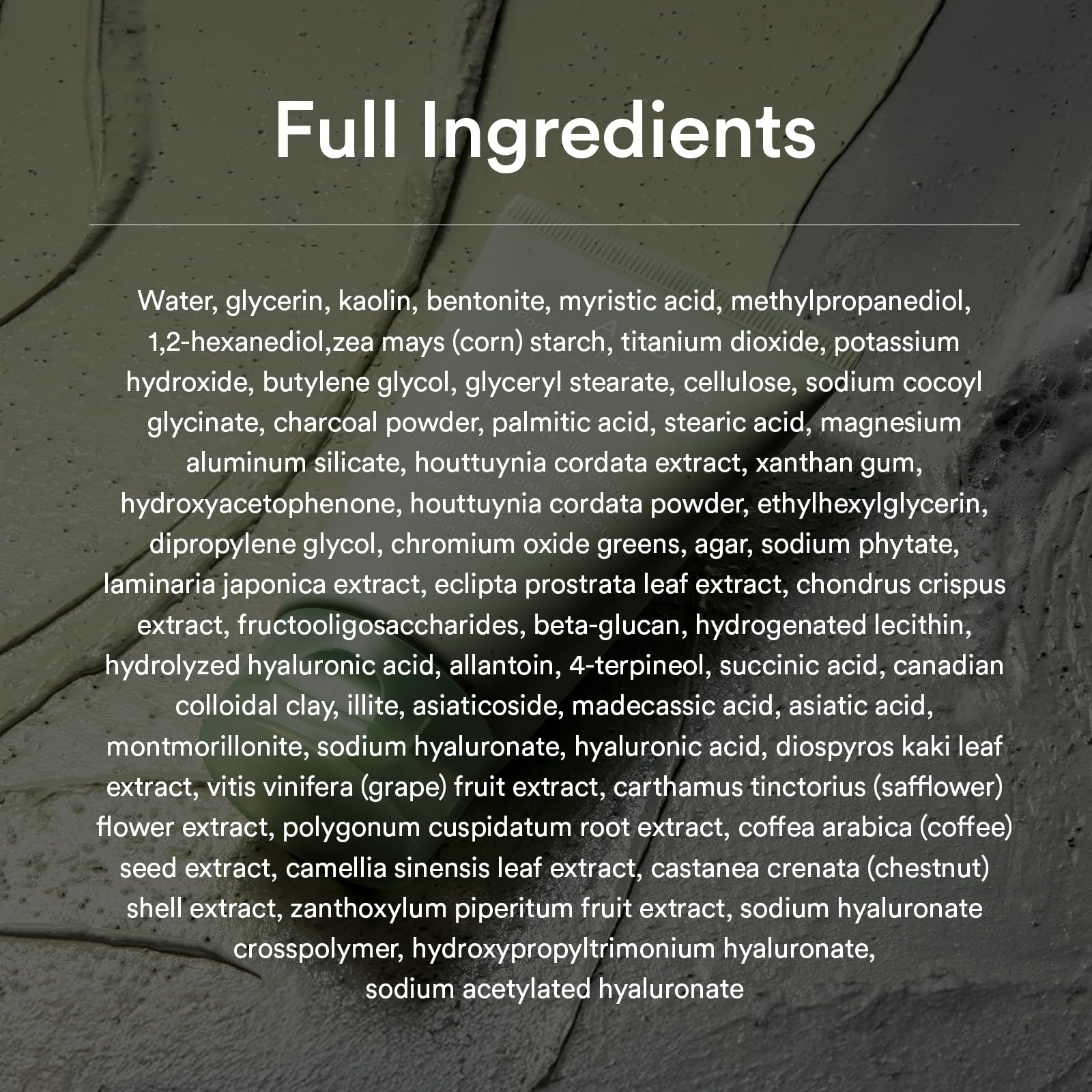 Abib Pore Clay Pack Cleanser Heartleaf Charcoal Foam, 4.05 fl oz, Mousse Form, Oil Control, Unscented - Image 9