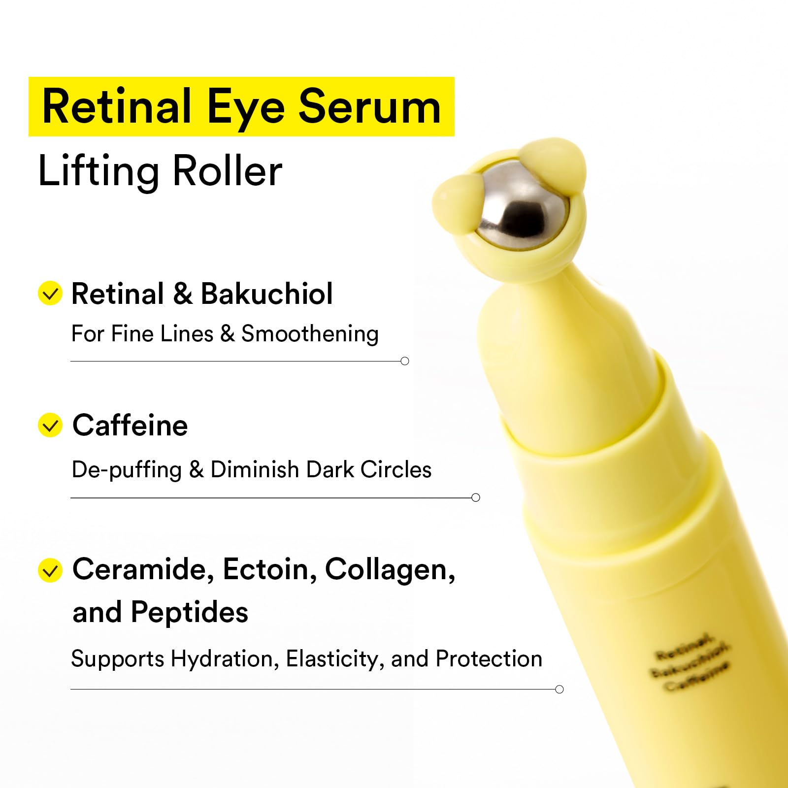 Abib Special Eye Care Duo : Collagen Eye Patch & Retinal Serum Lifting Roller, Korean Skincare, Anti-wrinkle, Dark Circles with Caffeine & Bakuchiol for Under Eyes - Image 7