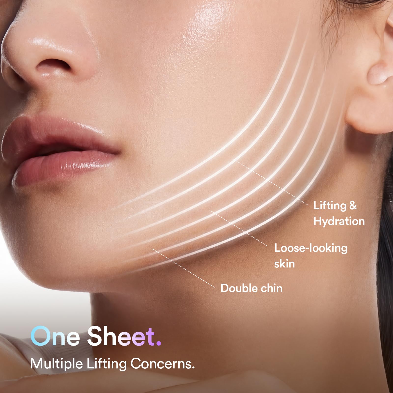 Abib Silhouette Lifting Cream Mask V-up Solution (4 sheets) with PLGA-Peptide, Jawline Double Chin Firming, Liftting Mask, Elasticity Care, Face Lift Mask, Skin Tightening, Chin Lift, Korean Skincare - Image 3